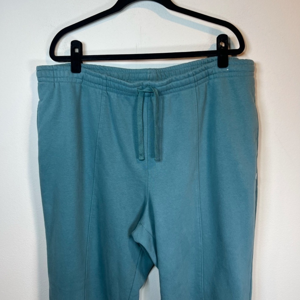 Champion Pintuck Brushed Fleece Jogger Sweatpants Aqua Tonic Lounge Women's XXL - Picture 2 of 12